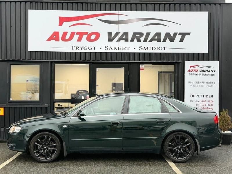 Begagnad Audi A4 Comfort 163 HK (119 kW) 2006 Grön Sedan