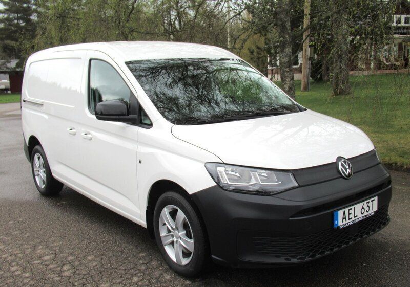 Vit Begagnad 2023 VW Caddy Maxi Minibuss | 315 000 kr (Lite dyr) - Bild 1/4