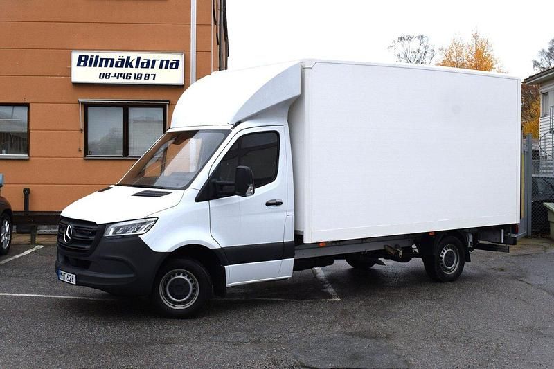 Vit Begagnad 2022 Mercedes Sprinter Van | 449 900 kr (Lite dyr) - Bild 1/4