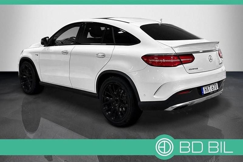 Begagnad Mercedes GLE43 AMG AMG 367 HK (269 kW) 2016 Vit Sportkupé