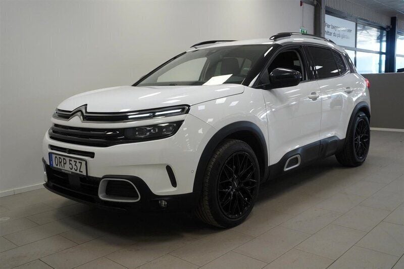 Vit Begagnad 2020 Citroën C5 Aircross PureTech SUV | 174 800 kr (Marknadspris) - Bild 1/4