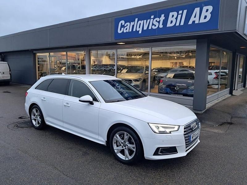 Vit Begagnad 2018 Audi A4 Sport Kombi | 190 000 kr (Marknadspris) - Bild 1/4