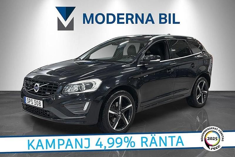 Svart Begagnad 2014 Volvo XC60 R-Design Summum SUV | 184 900 kr (Marknadspris) - Bild 1/4
