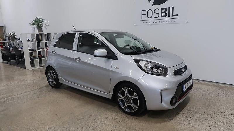 Grå Begagnad 2016 Kia Picanto Halvkombi | 79 900 kr (Marknadspris) - Bild 1/3