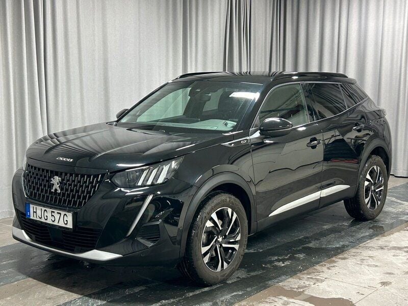 Svart Begagnad 2023 Peugeot 2008 GT SUV | 249 900 kr (Marknadspris) - Bild 1/4