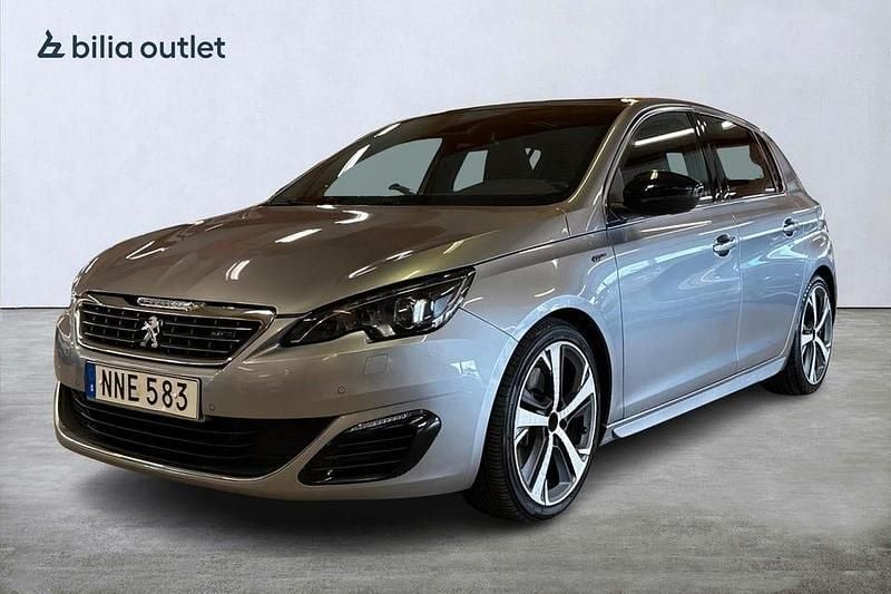 Grå Begagnad 2015 Peugeot 308 GTi Halvkombi | 139 800 kr (Lite dyr) - Bild 1/3