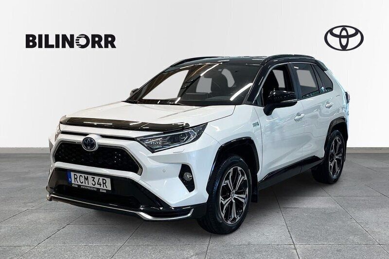 Vit Begagnad 2020 Toyota RAV4 Hybrid Style SUV | 414 900 kr (Marknadspris) - Bild 1/4