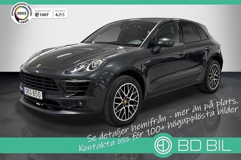 Gråmetallic Begagnad 2017 Porsche Macan SUV | 339 900 kr (Marknadspris) - Bild 1/3
