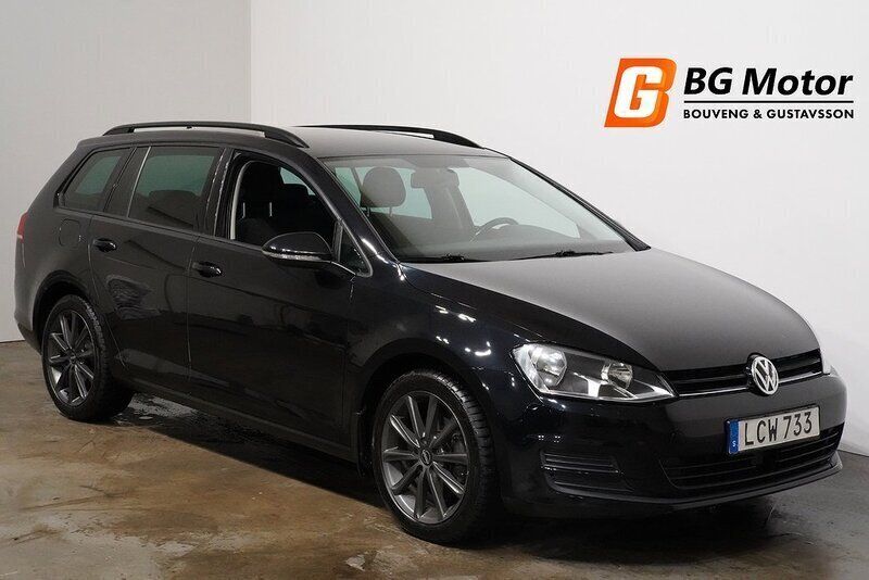 Svart Begagnad 2015 VW Golf VII Kombi | 99 900 kr (Marknadspris) - Bild 1/3