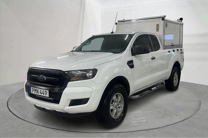 Vit Begagnad 2017 Ford Ranger Pickup | 105 000 kr (Marknadspris) - Bild 1/4