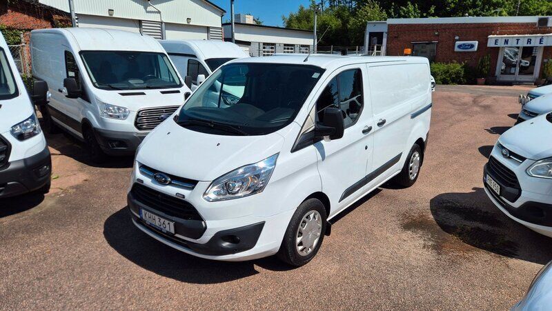 Vit Begagnad 2017 Ford Transit Custom Van | 236 250 kr (Dyr) - Bild 1/4