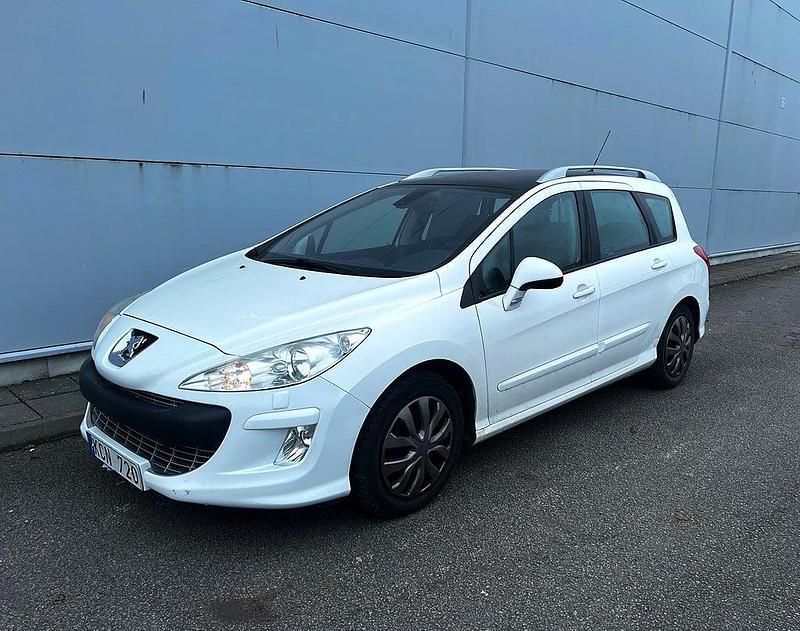 Vit Begagnad 2009 Peugeot 308 SW Kombi | 28 500 kr (Marknadspris) - Bild 1/4