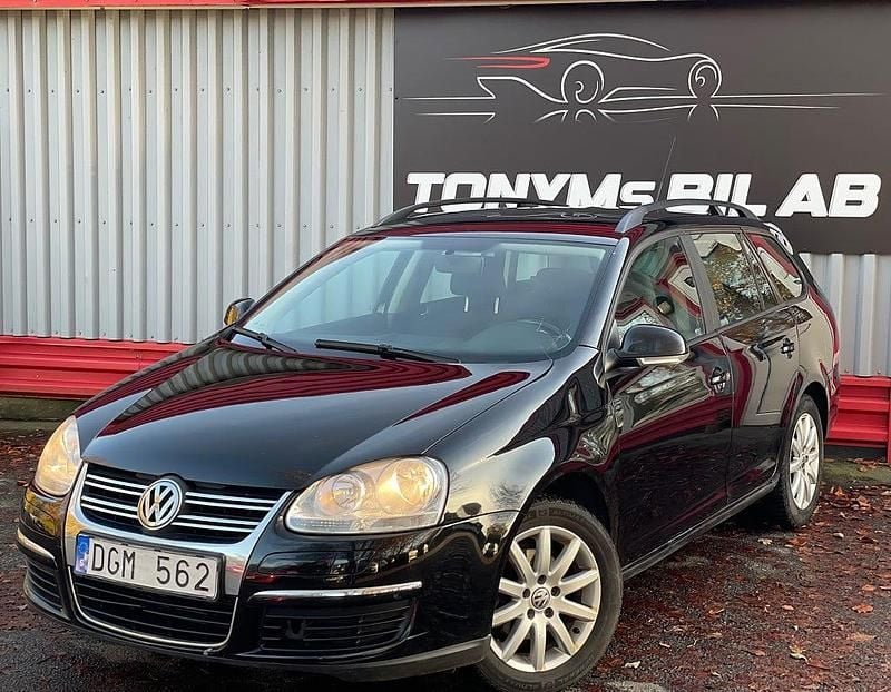 Svart Begagnad 2008 VW Golf V Kombi | 24 900 kr (Bra pris) - Bild 1/4
