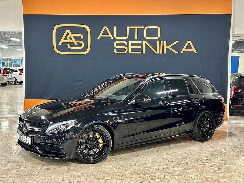 Svart Begagnad 2016 Mercedes C63 AMG AMG Kombi | 449 900 kr (Bra pris) - Bild 1/4