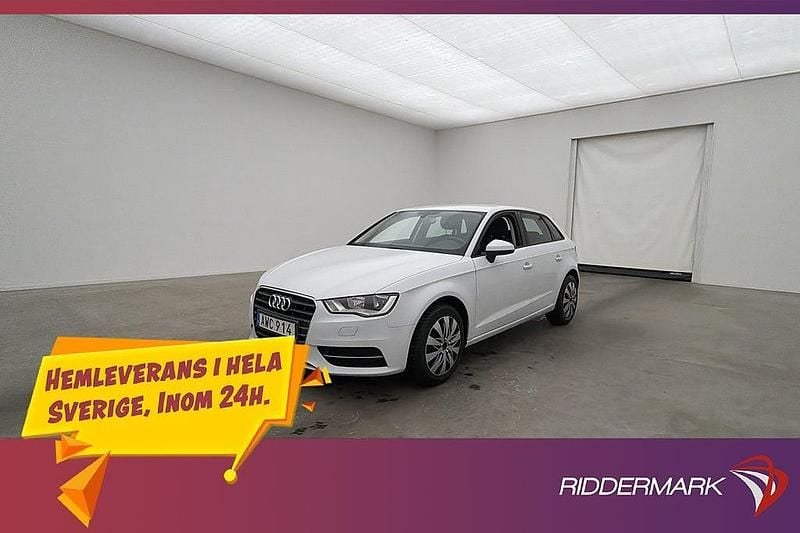 Vit Begagnad 2014 Audi A3 Sportback Proline Halvkombi | 138 800 kr (Marknadspris) - Bild 1/3