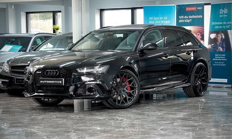 Svart Begagnad 2017 Audi RS6 Performance Kombi | 599 900 kr (Marknadspris) - Bild 1/4