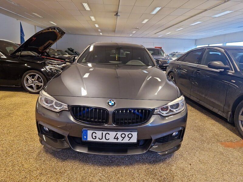 Grå Begagnad 2014 BMW 420 Gran Coupé M Sport Sportkupé | 205 000 kr (Lite dyr) - Bild 1/4