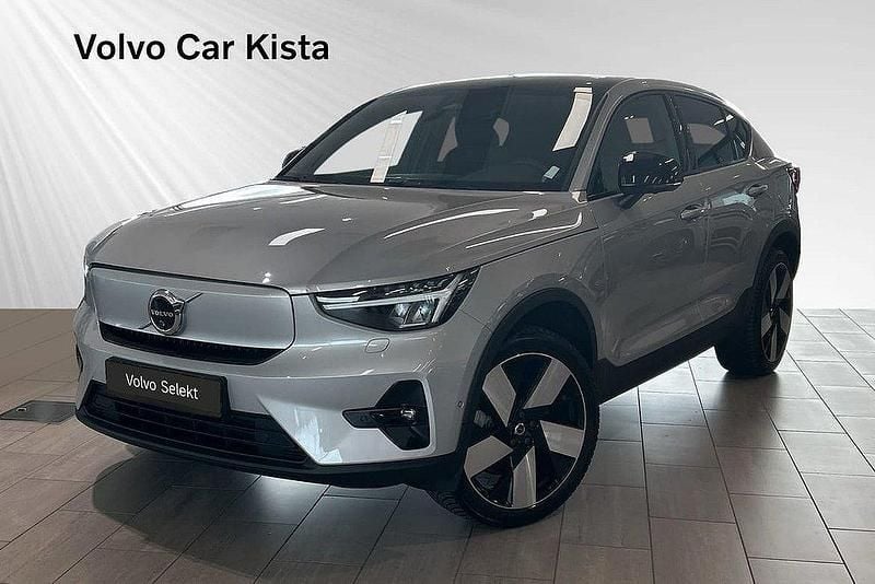 Silver Begagnad 2022 Volvo EC40 Ultimate SUV | 379 800 kr (Bra pris) - Bild 1/3
