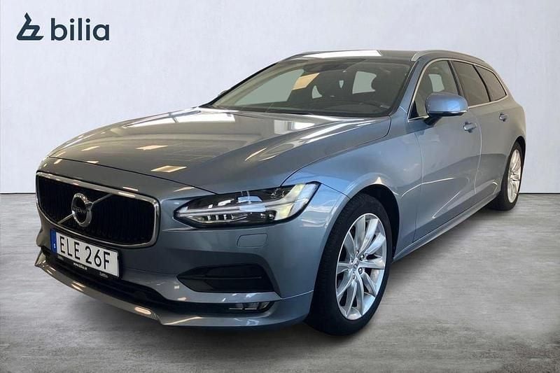 Ljusblå (blå) Begagnad 2019 Volvo V90 Momentum Kombi | 279 900 kr (Lite dyr) - Bild 1/3