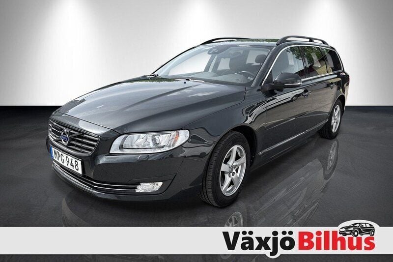 Grå Begagnad 2014 Volvo V70 Momentum Kombi | 119 900 kr (Marknadspris) - Bild 1/4