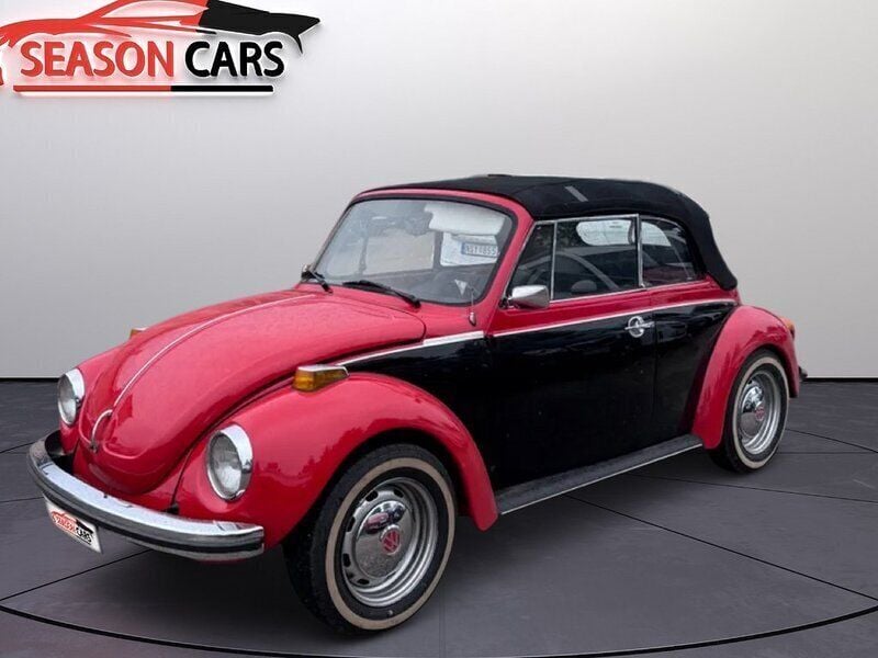 Röd Begagnad 1973 VW Käfer S Cab | 129 900 kr - Bild 1/4