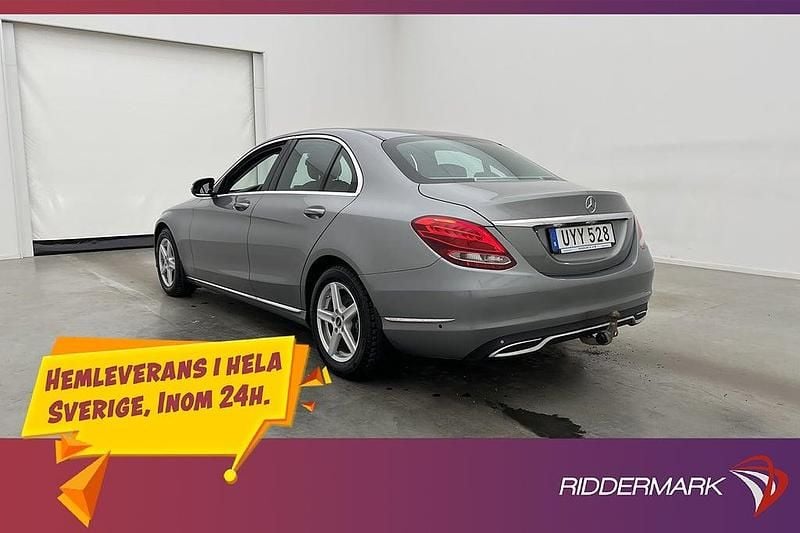 Silver Begagnad 2015 Mercedes C220 Sedan | 188 900 kr (Marknadspris) - Bild 1/3
