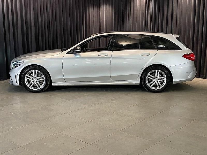 Begagnad Mercedes C200 AMG 160 HK (117 kW) 2019 Silver Kombi