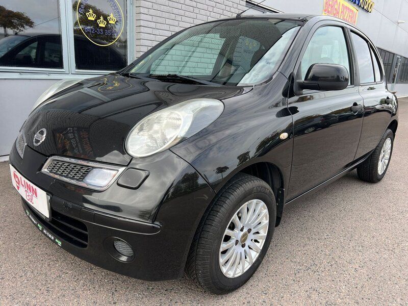 Svart Begagnad 2010 Nissan Micra Halvkombi | 26 999 kr (Marknadspris) - Bild 1/4