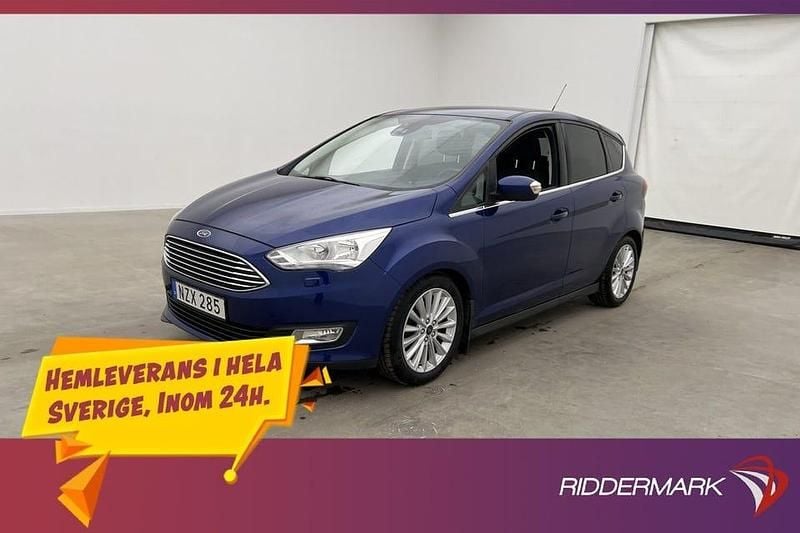Blå Begagnad 2016 Ford C-MAX Titanium Minibuss | 138 900 kr (Marknadspris) - Bild 1/3