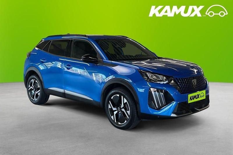Blå Begagnad 2023 Peugeot 2008 Allure SUV | 234 800 kr (Lite dyr) - Bild 1/3