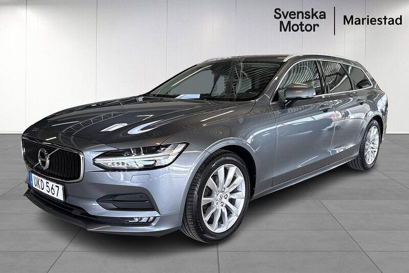 Grå Begagnad 2018 Volvo V90 Kombi | 269 500 kr (Lite dyr) - Bild 1/4
