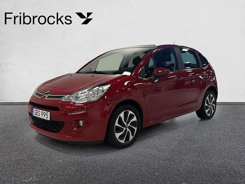 Röd Begagnad 2016 Citroën C3 Halvkombi | 69 900 kr (Bra pris) - Bild 1/4