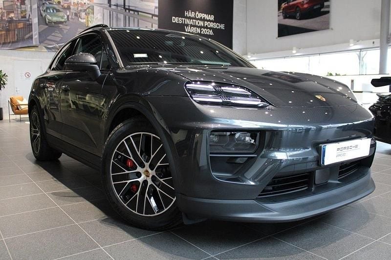 Grå (volcano grey metallic) Begagnad 2024 Porsche Macan SUV | 1 095 000 kr (Dyr) - Bild 1/4