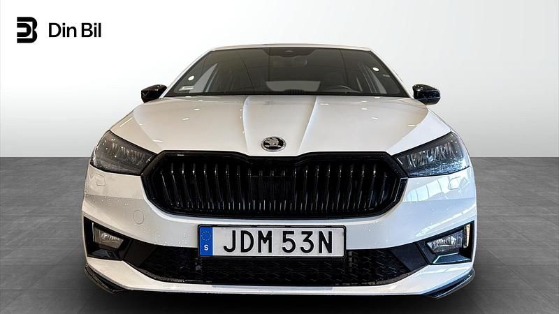 Begagnad Skoda Fabia Monte Carlo 150 HK (110 kW) 2025 Moon white metallic Halvkombi