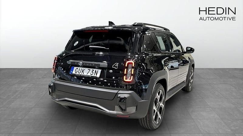 Ny Renault R4 Techno 150 HK (110 kW) 2025 Svart Halvkombi