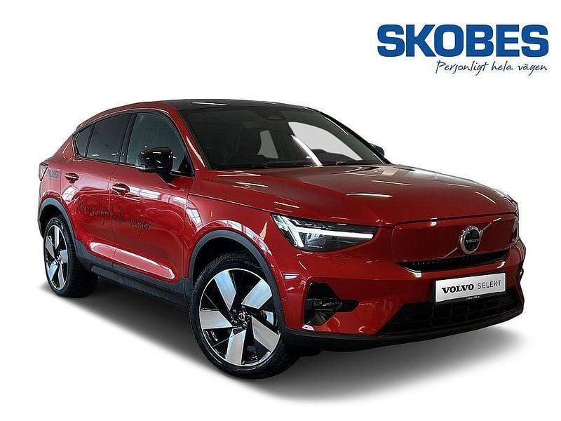 Röd Begagnad 2024 Volvo EC40 Ultimate SUV | 498 900 kr (Dyr) - Bild 1/4