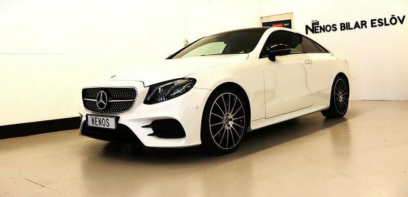 Begagnad Mercedes E300 245 HK (180 kW) 2019 Vit Sportkupé