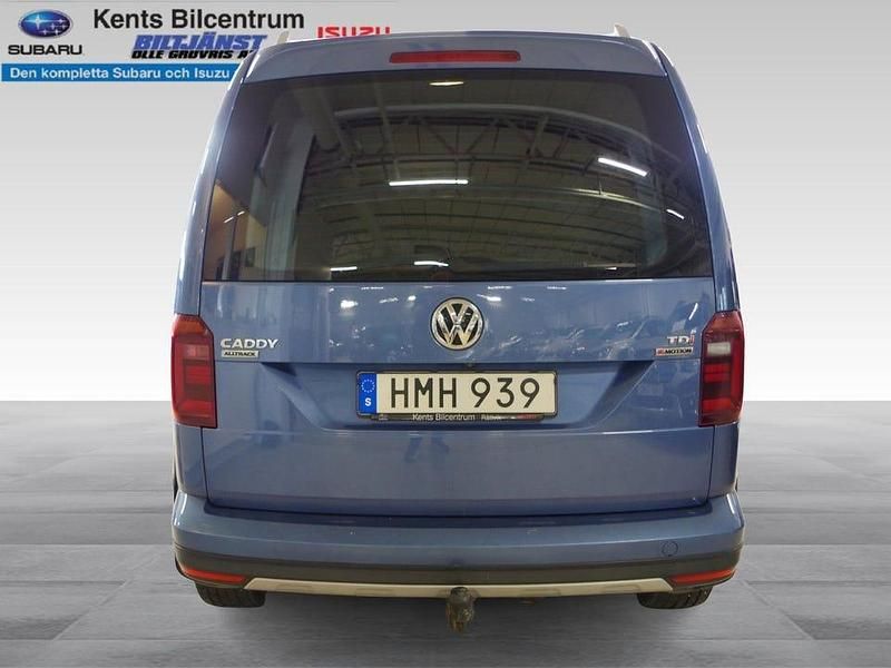 Begagnad VW Caddy 123 HK (90 kW) 2017 Ljusblå (blå) Minibuss
