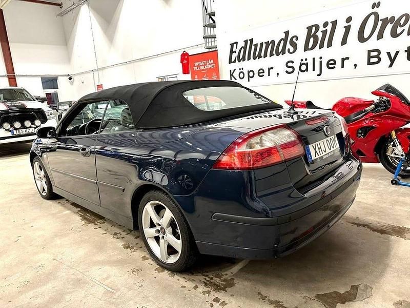Begagnad Saab 9-3 Cabriolet Vector 150 HK (110 kW) 2006 Mörkblå Cab