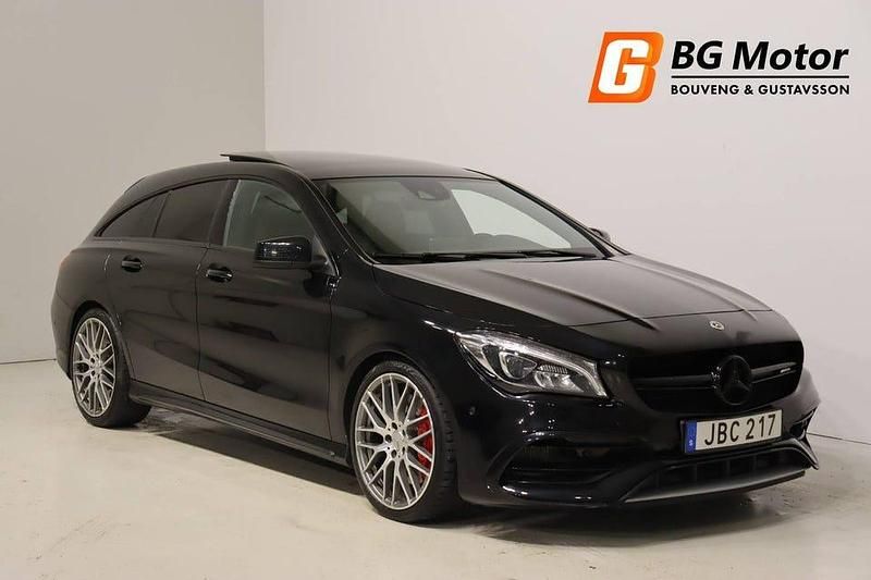 Svart Begagnad 2017 Mercedes CLA45 AMG AMG Kombi | 289 900 kr (Marknadspris) - Bild 1/3