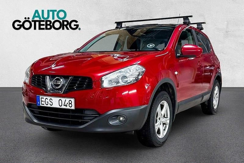 Röd Begagnad 2010 Nissan Qashqai Tekna SUV | 49 900 kr (Marknadspris) - Bild 1/3
