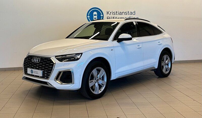 Vit Begagnad 2021 Audi Q5 Sportback S-Line SUV | 389 900 kr - Bild 1/4
