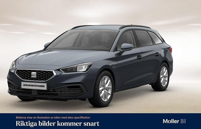 Grå (magnetic tech metallic) Begagnad 2024 Seat Leon Kombi | 239 900 kr (Lite dyr) - Bild 1/4