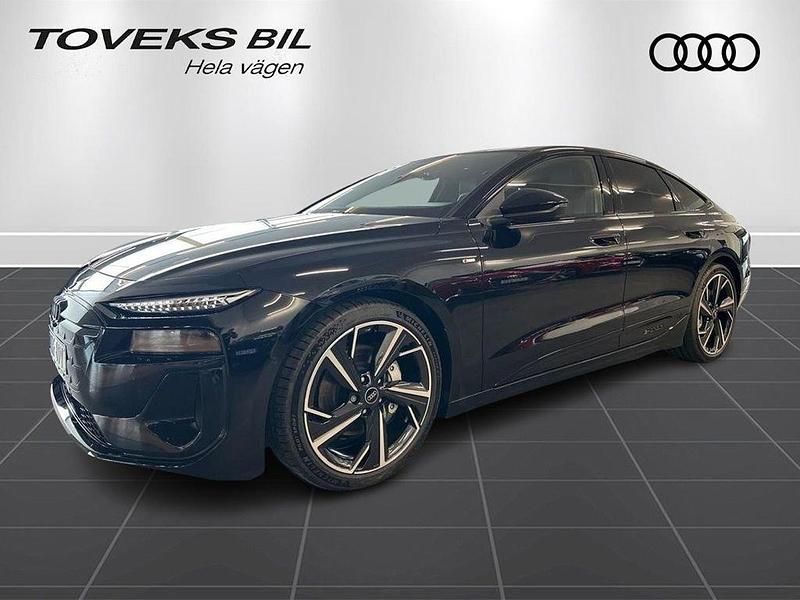 Svart (mytsvart metallic) Ny 2025 Audi e-tron S-Line SUV | 956 300 kr - Bild 1/4
