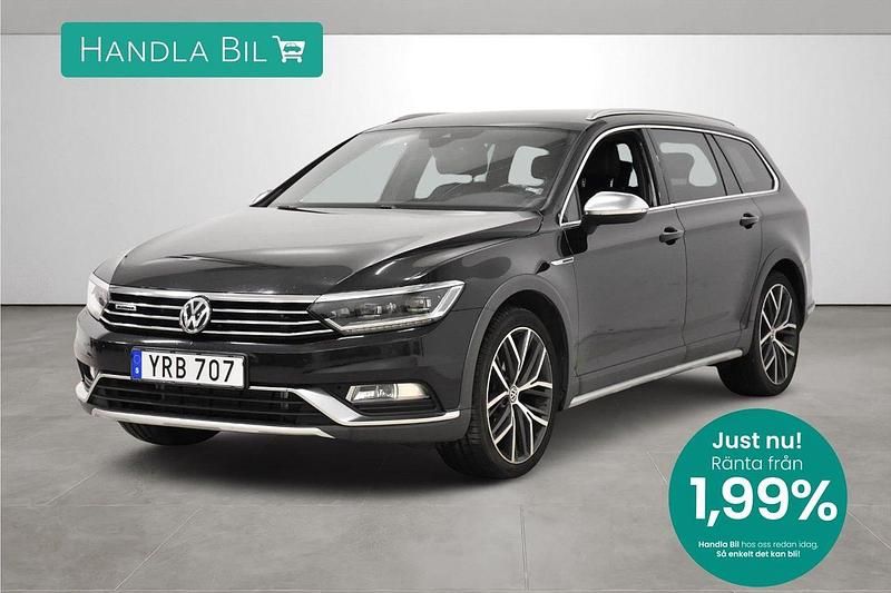 Svart Begagnad 2018 VW Passat Alltrack Executive Kombi | 239 900 kr (Lite dyr) - Bild 1/3