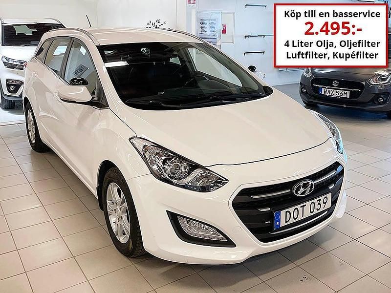 Begagnad Hyundai i30 110 HK (80 kW) 2017 Vit Kombi