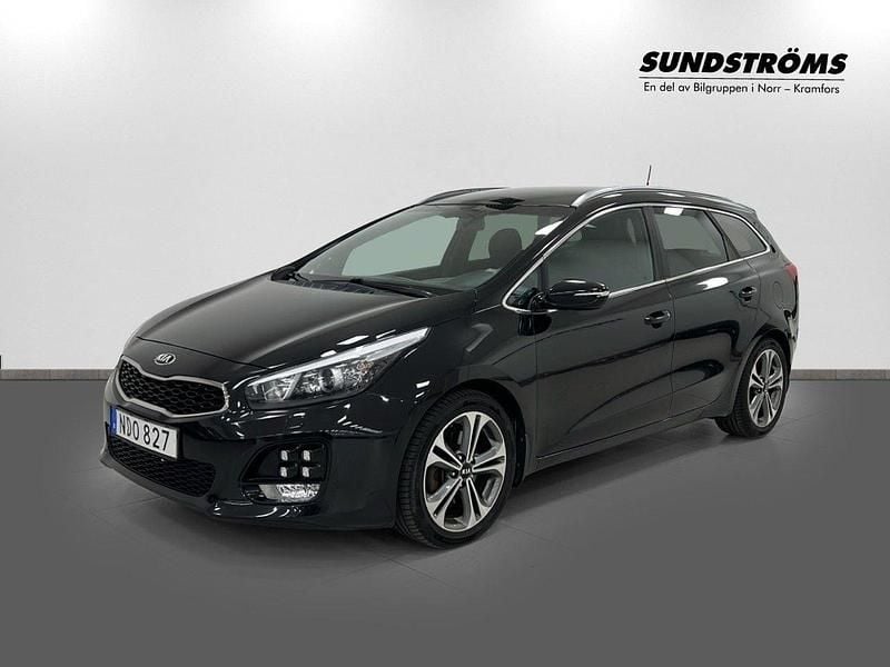 Svart Begagnad 2016 Kia Ceed Sportswagon GT-Line Kombi | 129 900 kr (Marknadspris) - Bild 1/4