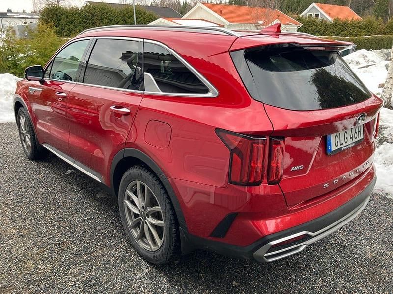 Begagnad Kia Sorento 265 HK (194 kW) 2021 Röd metallic SUV