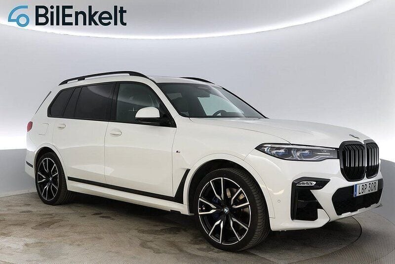 Vit Begagnad 2019 BMW X7 M Sport SUV | 699 900 kr - Bild 1/4