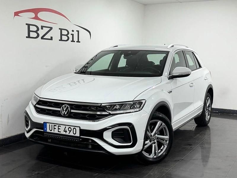 Vit Begagnad 2022 VW T-Roc R-line SUV | 259 900 kr (Marknadspris) - Bild 1/4